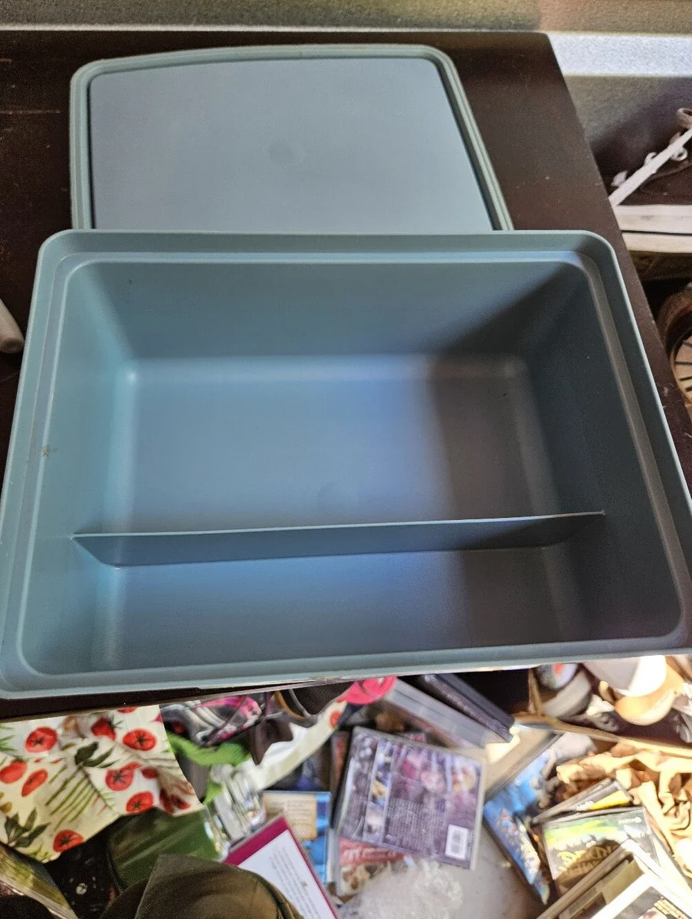 Tupperware Tuppercraft 1579 Stow-N-Go Hobby Craft Container, Lid & Tray Vintage